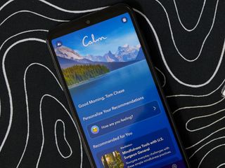 The Calm app open on a smartphone