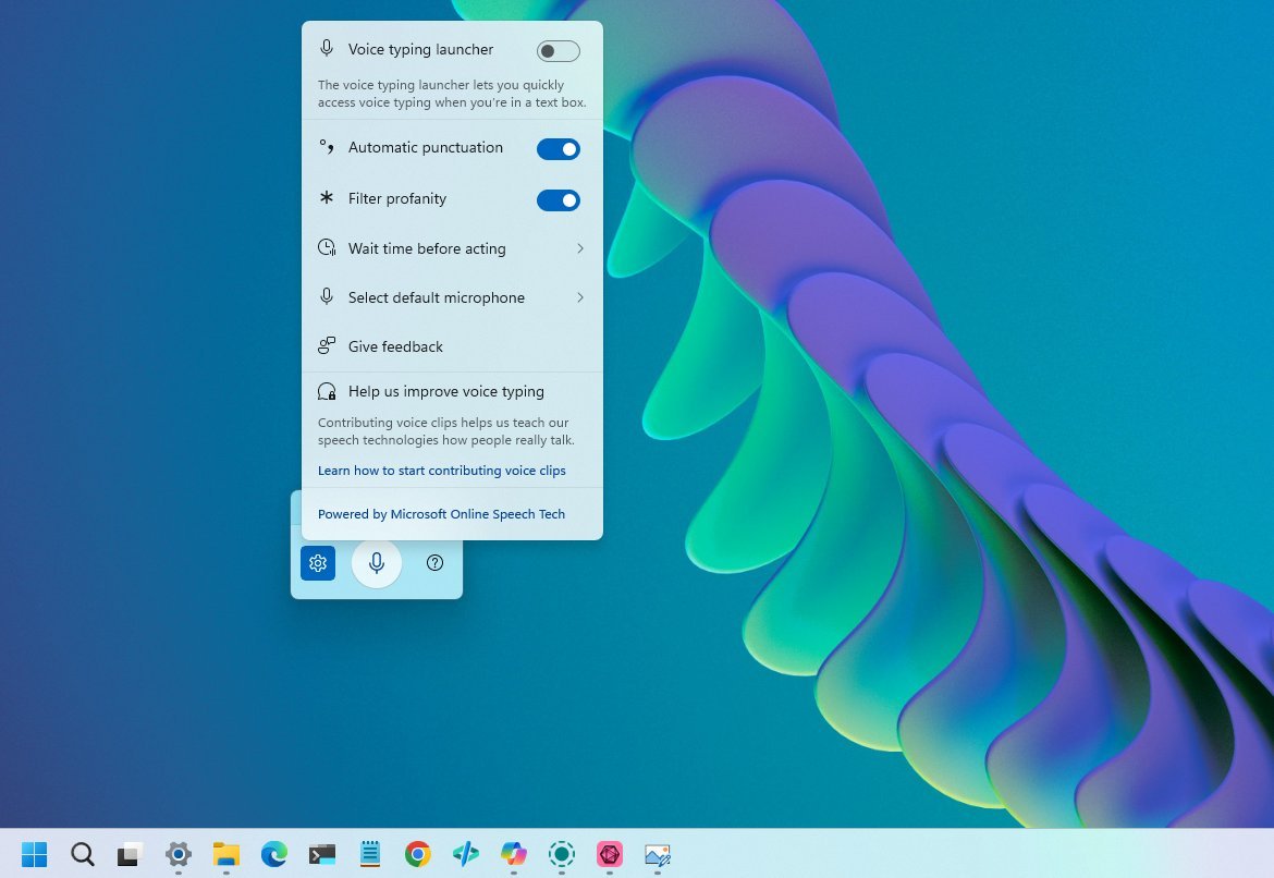 Windows 11 Voice Typing