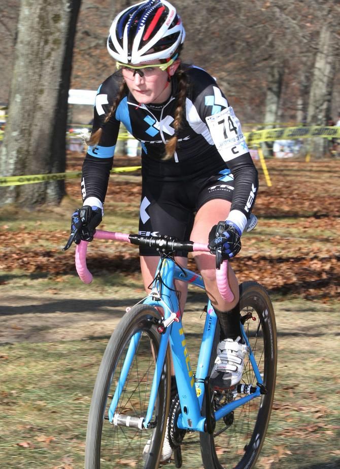 Some up and coming talent signed in for today&rsquo;s race. Ellen Noble (Trek Cyclocross) proved there is nothing &ldquo;Junior&rdquo; about her riding.