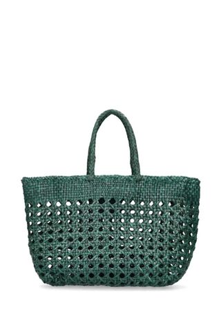 Dragon Diffusion Cannage Kanpur leather basket bag