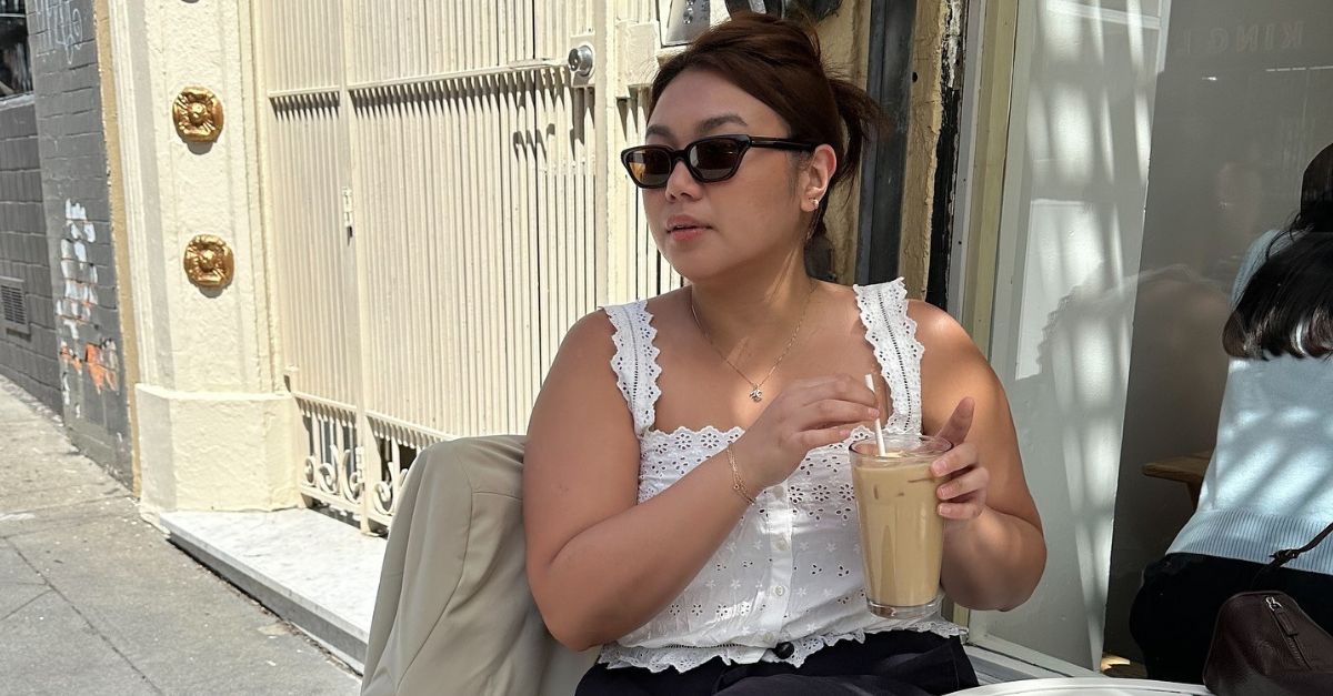 White Square-Neck Blouses are Leaving T-Shirts in the Dust