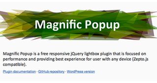 jQuery plugin Magnific Popup
