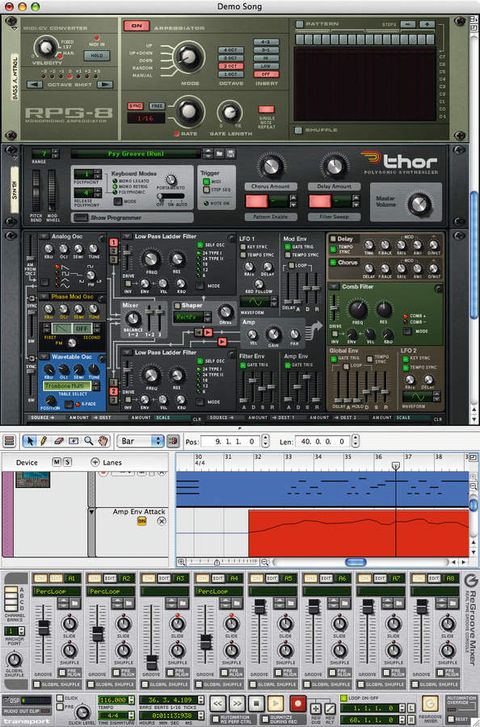 Version 4 adds some new modules to the Reason rack