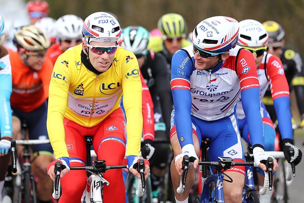Arnaud Demare takes it easy early on during stage 3 at Paris-Nice