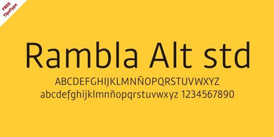 Font of the day: Rambla Alt | Creative Bloq