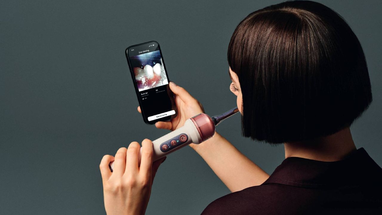 Dyson's CameraJet is the most over-engineered toothbrush ever made — and I mean that as both a compliment and a warning