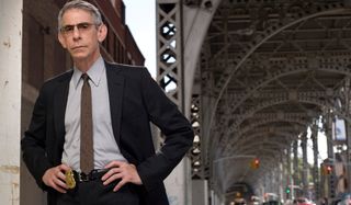 Law and Order: SVU Detective Munch on the streets of New York
