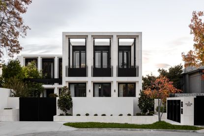 Hero exterior of armadale residence in australia 