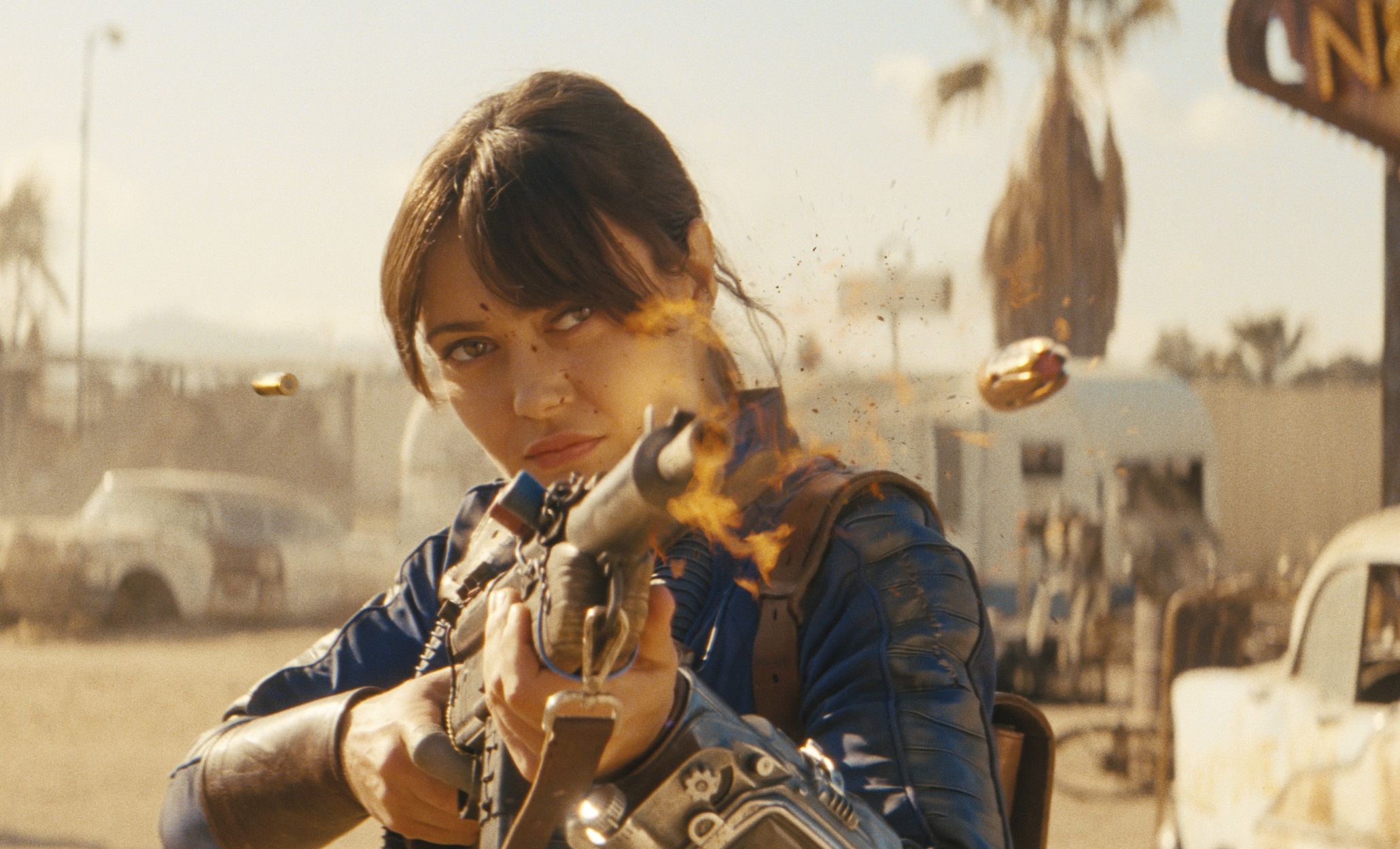 Ella Purnell (Lucy MacLean) in FALLOUT SEASON 2 Courtesy of Prime &amp;copy; Amazon Content Services LLC