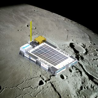 The 4M mission is dedicated to Manfred Fuchs who died early this year. 4M stands for the Manfred Memorial Moon Mission.