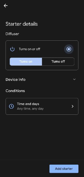 Adding a household routine in Google Home