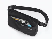 The Front Pocket Sling Bag for $225, at Away Travel