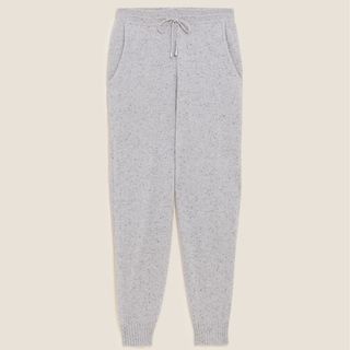 grey cashmere joggers