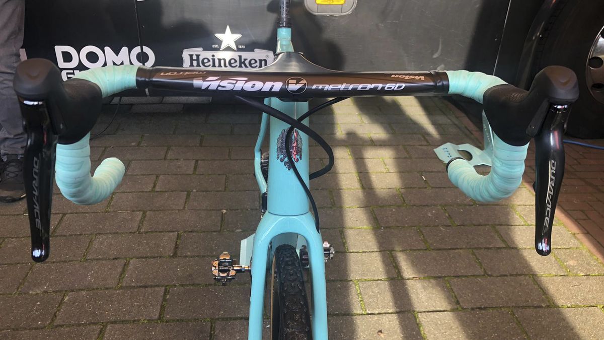 Wout Van Aert's Bianchi Zolder Pro
