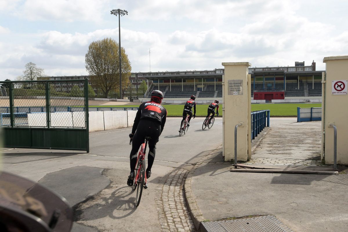 BMC rode all the way to the Roubaix velodrome