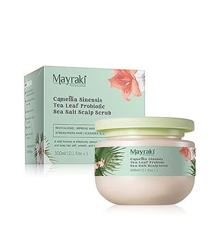 Mayraki Sea Salt Scalp Scrub for Hair Growth - Revitalizing | Dry Scalp Treatment Improve Hair Growth and Strengthens Hair | Cleanses Scalp (300ml/10.1 fl.oz x 1)