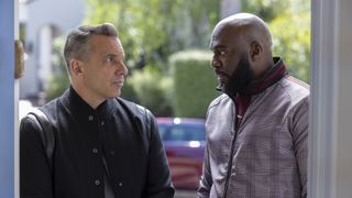 Sebastian Maniscalco and Omar J. Dorsey in Bookie