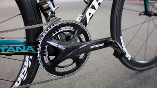 Valgren's bike was equipped with FSA K-Force Light cranks and 53-39t chainrings