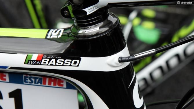 A short section of segmented aluminum housing makes for a smoother bend as the brake line enters the frame