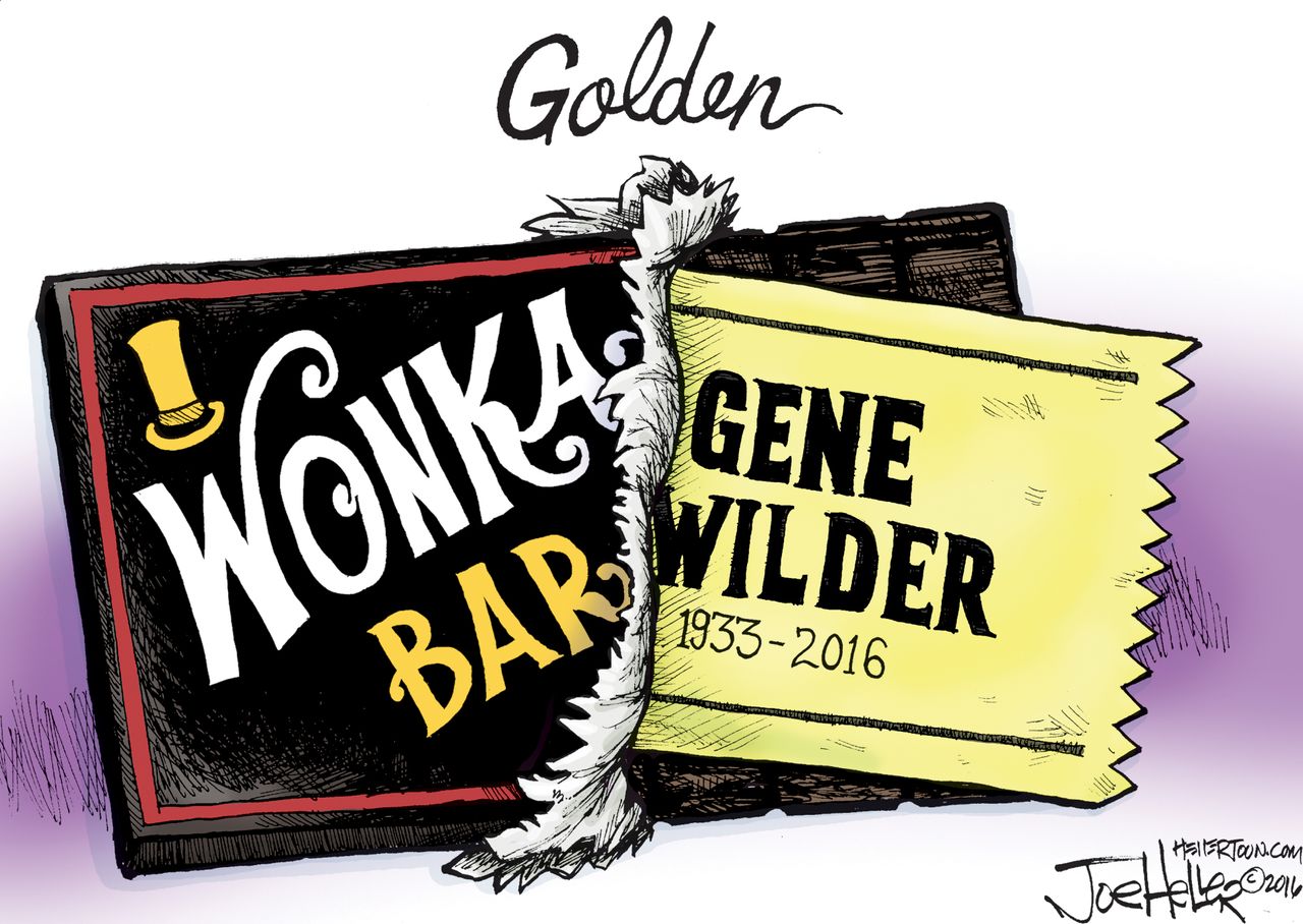 Editorial cartoon Gene Wilder&amp;amp;nbsp;