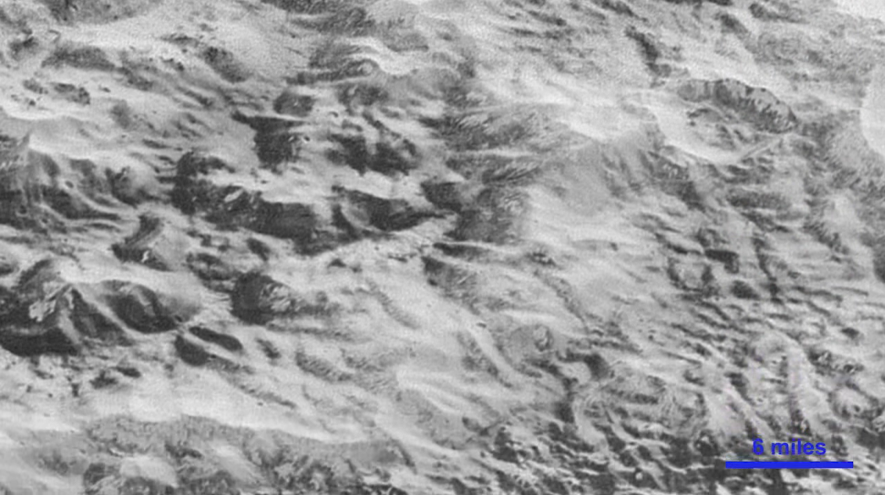 NASA image of Pluto&amp;#039;s surface