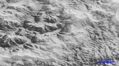 NASA image of Pluto's surface