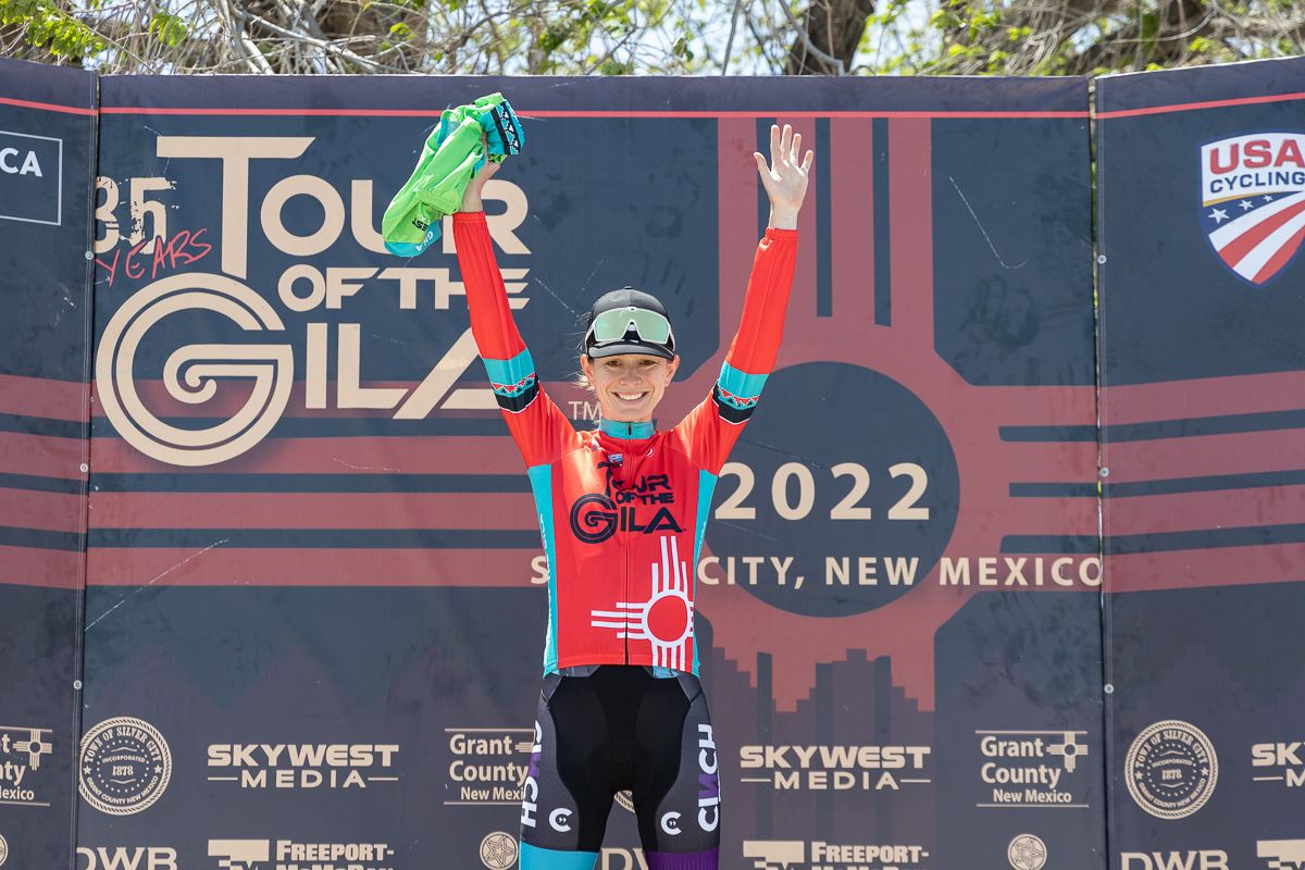 Krista Doebel-Hickok (EF Education-TIBCO-SVB) won the women&rsquo;s individual time trial on stage 3
