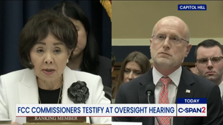Ranking member Rep. Doris Matsui questioning FCC Chair Brendan Carr.