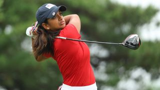 Megha Ganne at the 2022 Curtis Cup