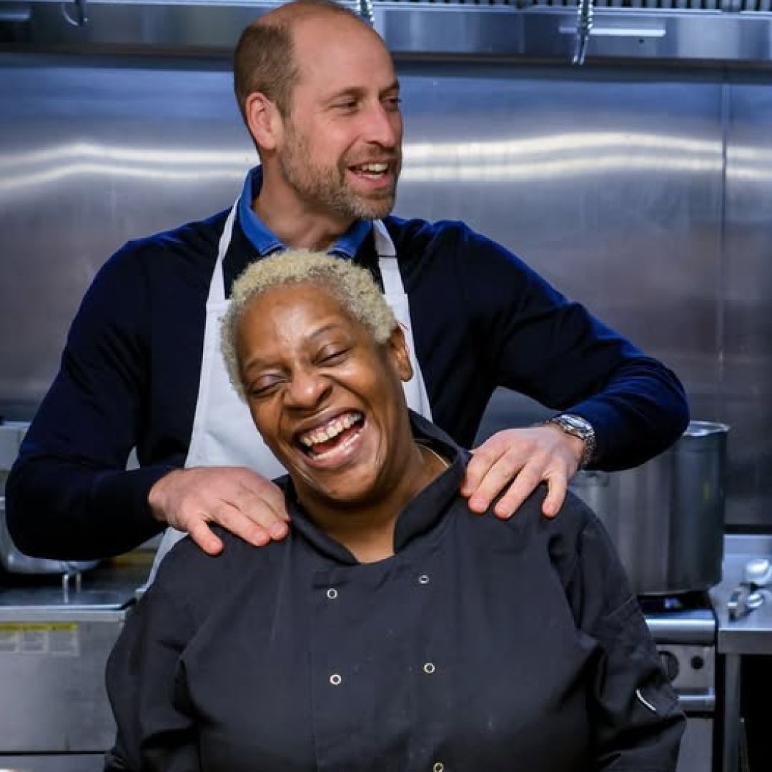 Prince William and Prince George visit one of Princess Diana's favorite charities, The Passage, to serve Christmas dinner