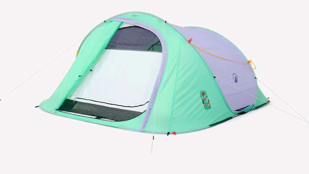 Quechua Instant 3-person camping tent, 2 Seconds Limited Edition Summer