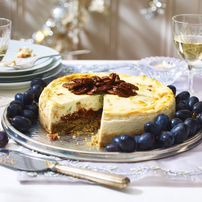 Stilton Cheesecake with Quince