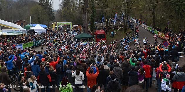 The elite men are off