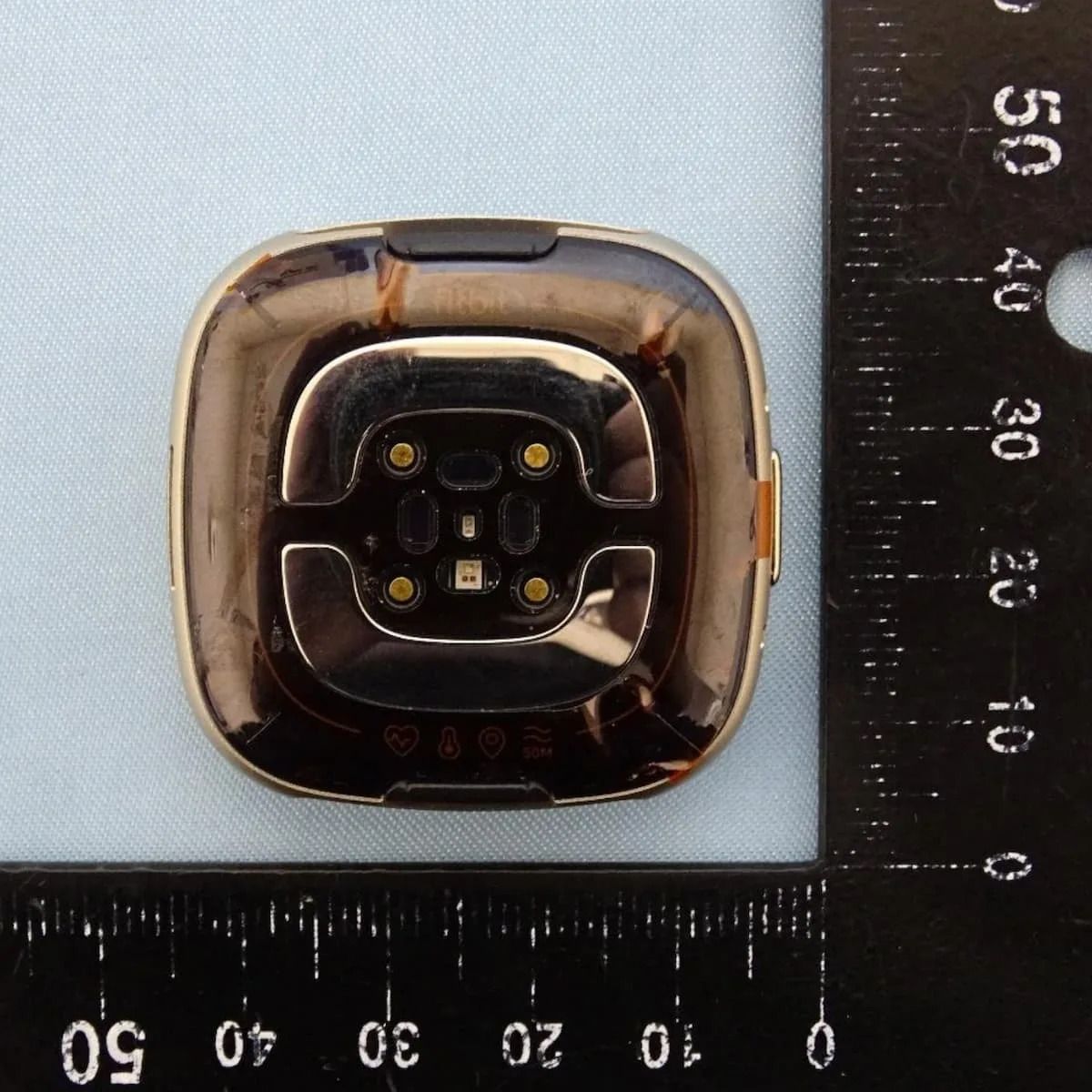 Fitbit Sense 2 leak bottom sensors