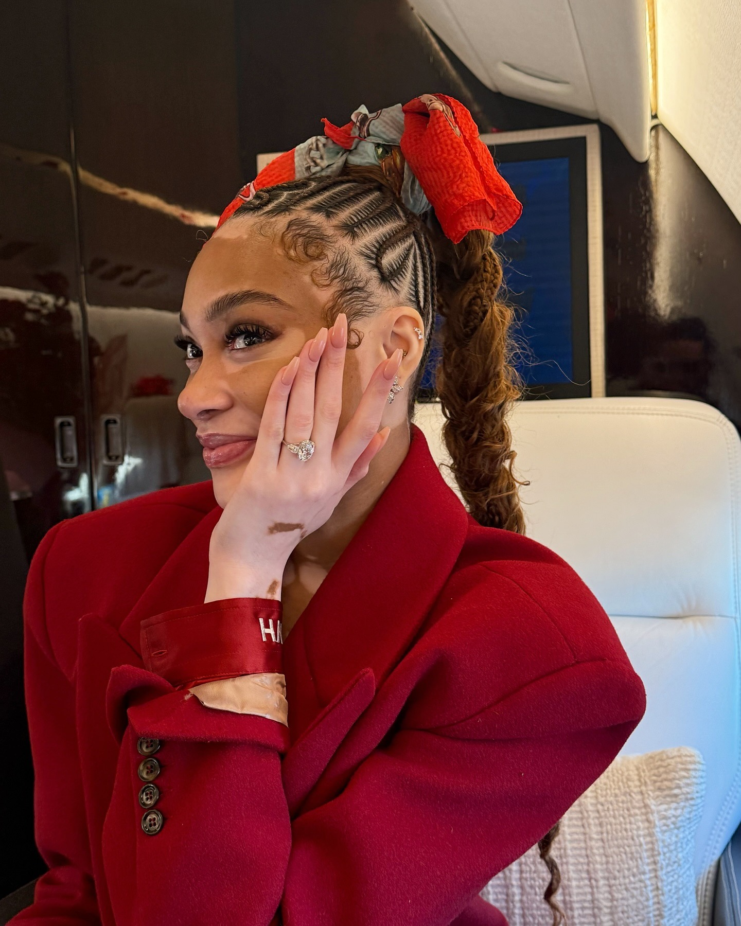 Winnie Harlow engagement ring