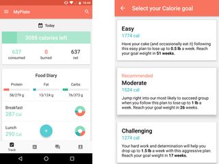 MyPlate Calorie Tracker (Android, iOS: Free)