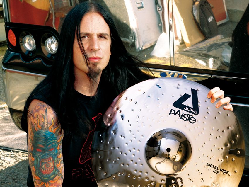 Jeremy Spencer of Five Finger Death Punch with a Metal Ride
