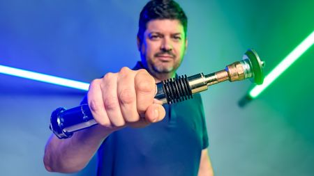 Hardware store lightsaber