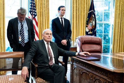 John Kelly gives an exit interview