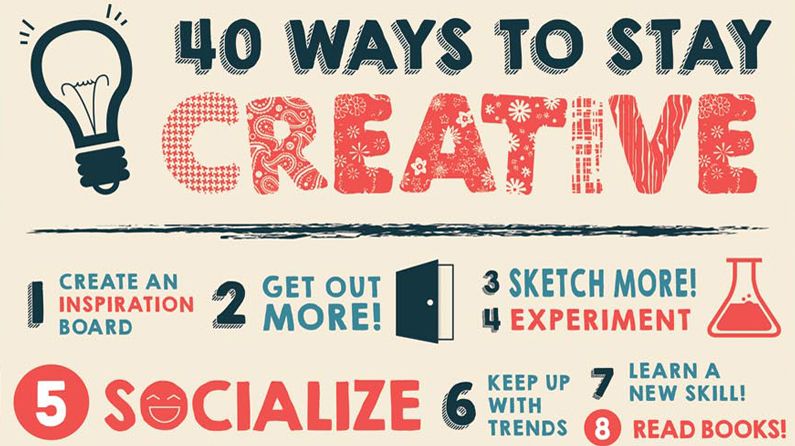 40 ways to stay creative | Creative Bloq