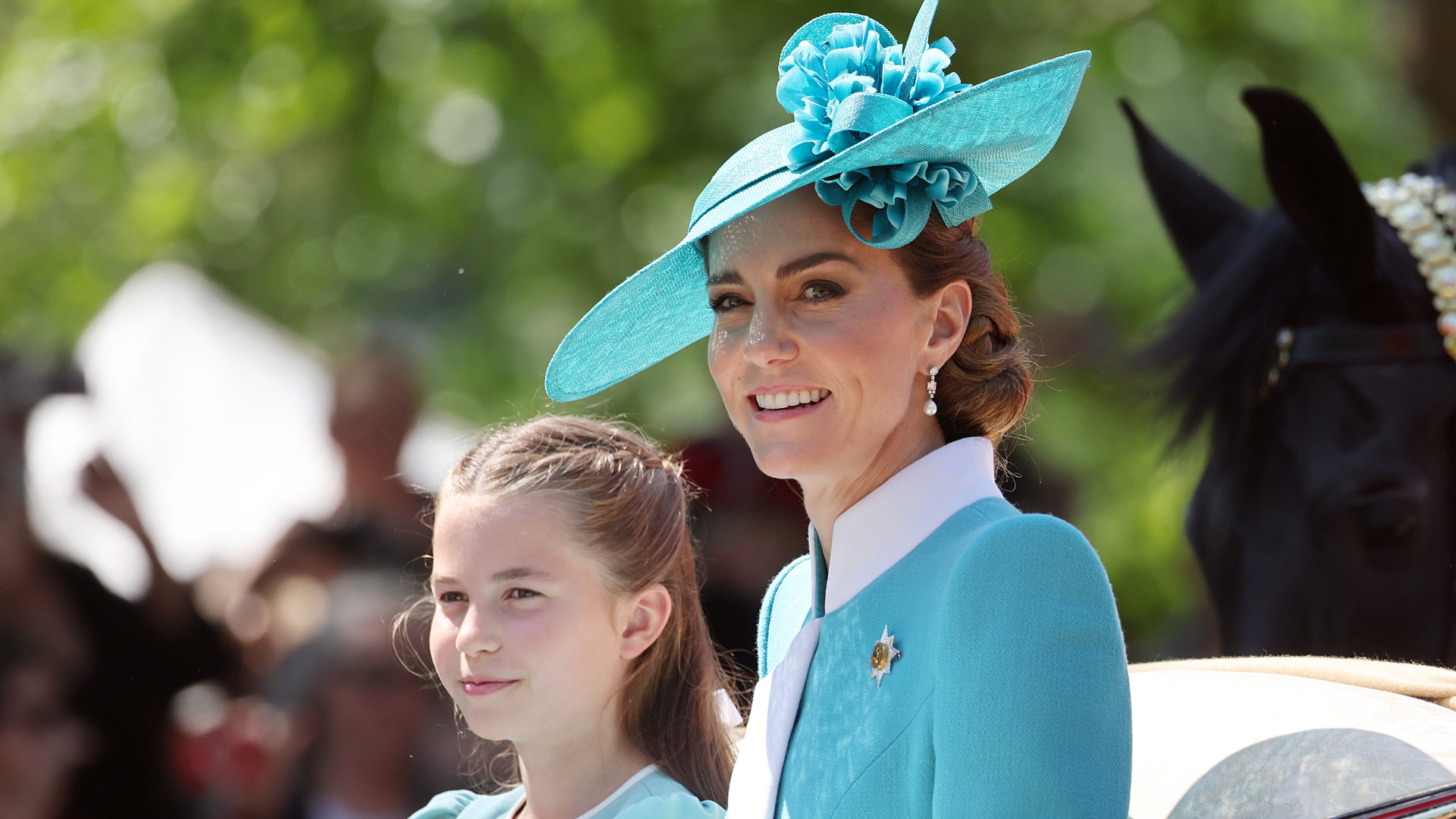 Princess Charlotte and Princess Kate display their mother-daughter aesthetic at Trooping the Colour 2025