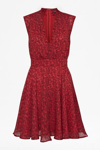 French Connection Feline Wonder V Neck Dress, £89