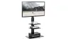 FITUEYES universal TV stand with swivel mount