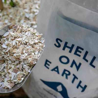 Shell on Earth Crushed Whelk Shells - Sustainably Sourced Natural Slug Deterrent 18kg