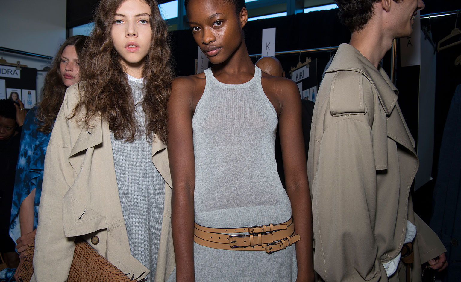 Models at Michael Kors S/S 2018 fashion show