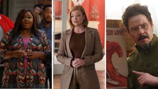 Nicole Byer in Grand Crew, Sarah Snook in Succession and Ike Barinholtz in History of the World Part II