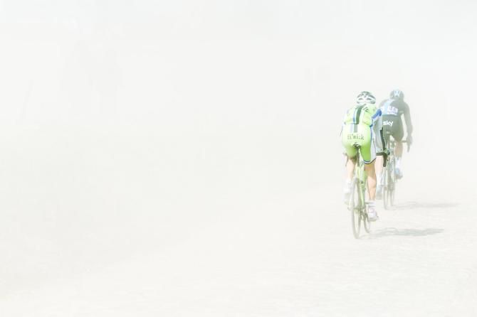 Ted King at Paris-Roubaix.