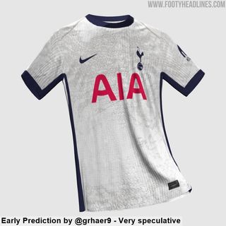 Tottenham Hotspur 2025/26 home shirt prediction