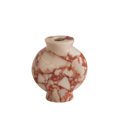 Sesso Vase, Wide, Red Bulgari