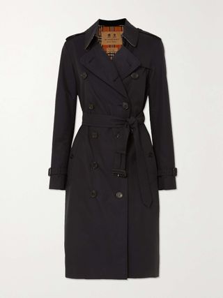 Kensington Long Organic Cotton-Gabardine Trench Coat